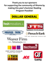 Thank you to our sponsors!